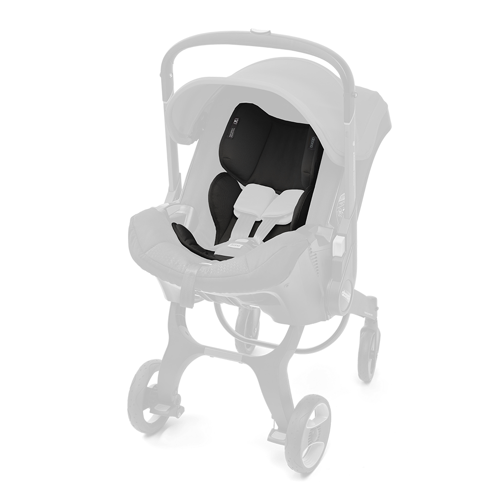 Doona Babyschale - Black Kopfstütze + Neugeboreneneinlage